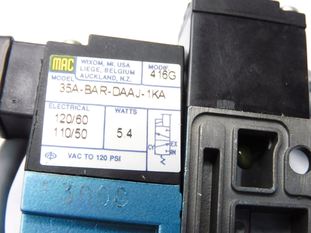 MAC 35A-BAR-DAAJ-1KA 120/60 110/50 120PSI NSMP