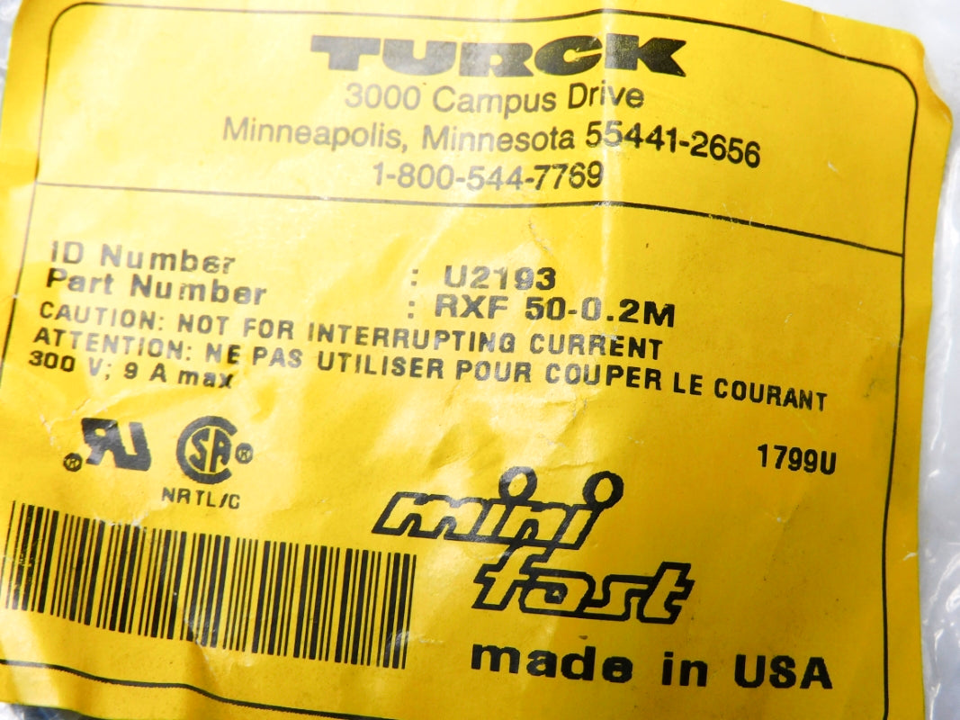 TURCK RXF50-0.2M U2193 NSMP