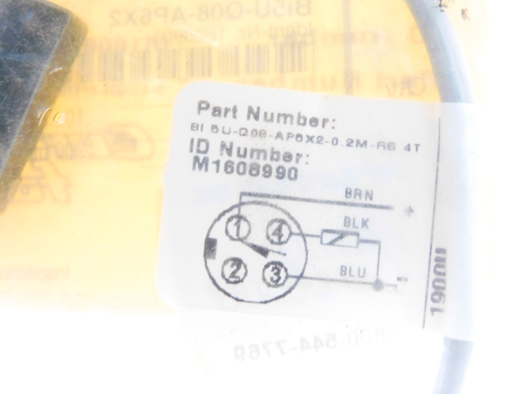 TURCK BI5U-Q08-AP6X2-0.2M-RS4T M1608990 NSMP