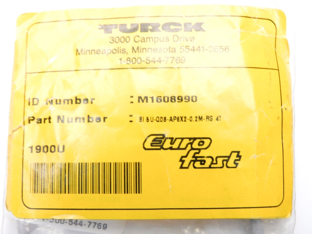 TURCK BI5U-Q08-AP6X2-0.2M-RS4T M1608990 NSMP