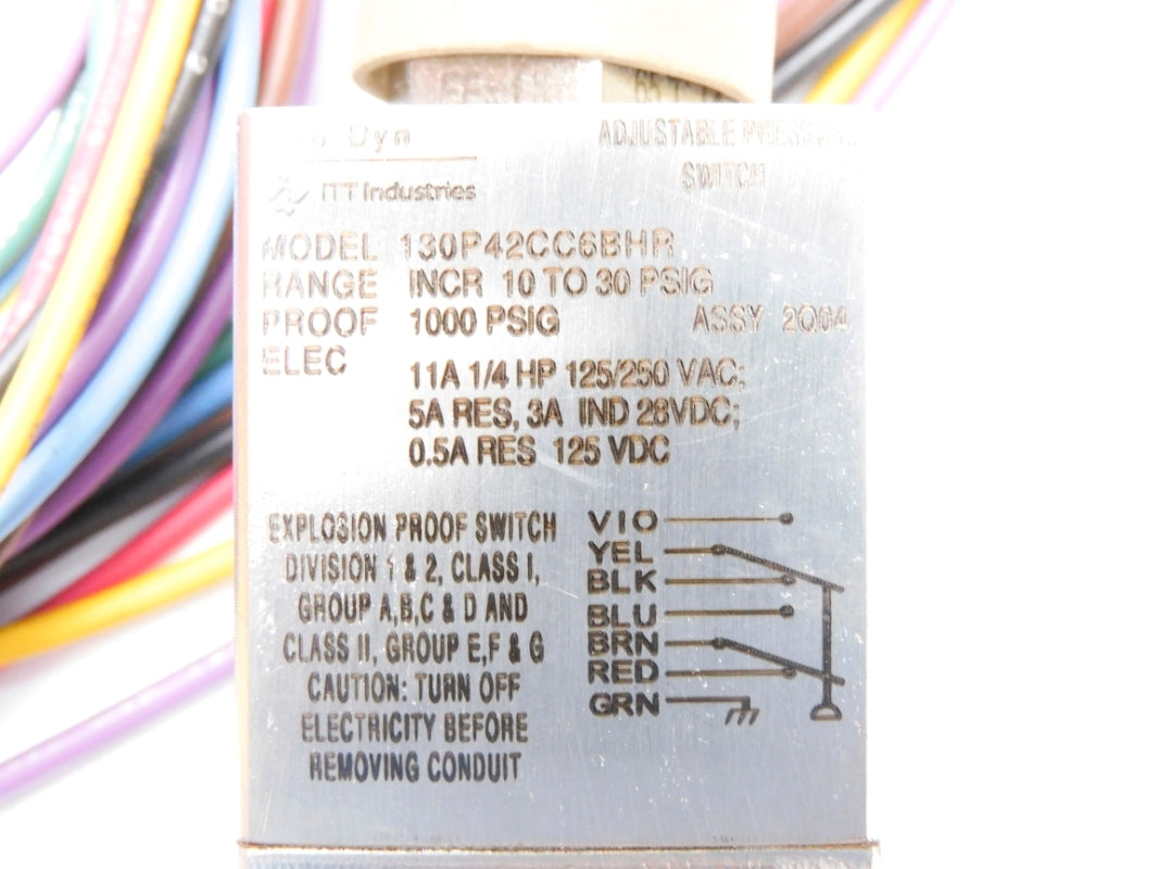ITT 130P42CC6BHR 10-30PSIG NSNP