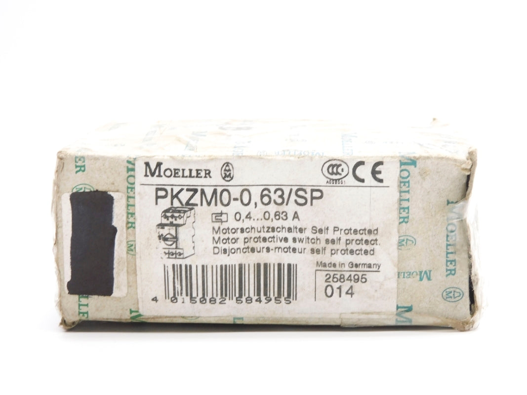 KLOCKNER MOELLER PKZM0-0.63/SP 0.4-0.63A 600V NSMP