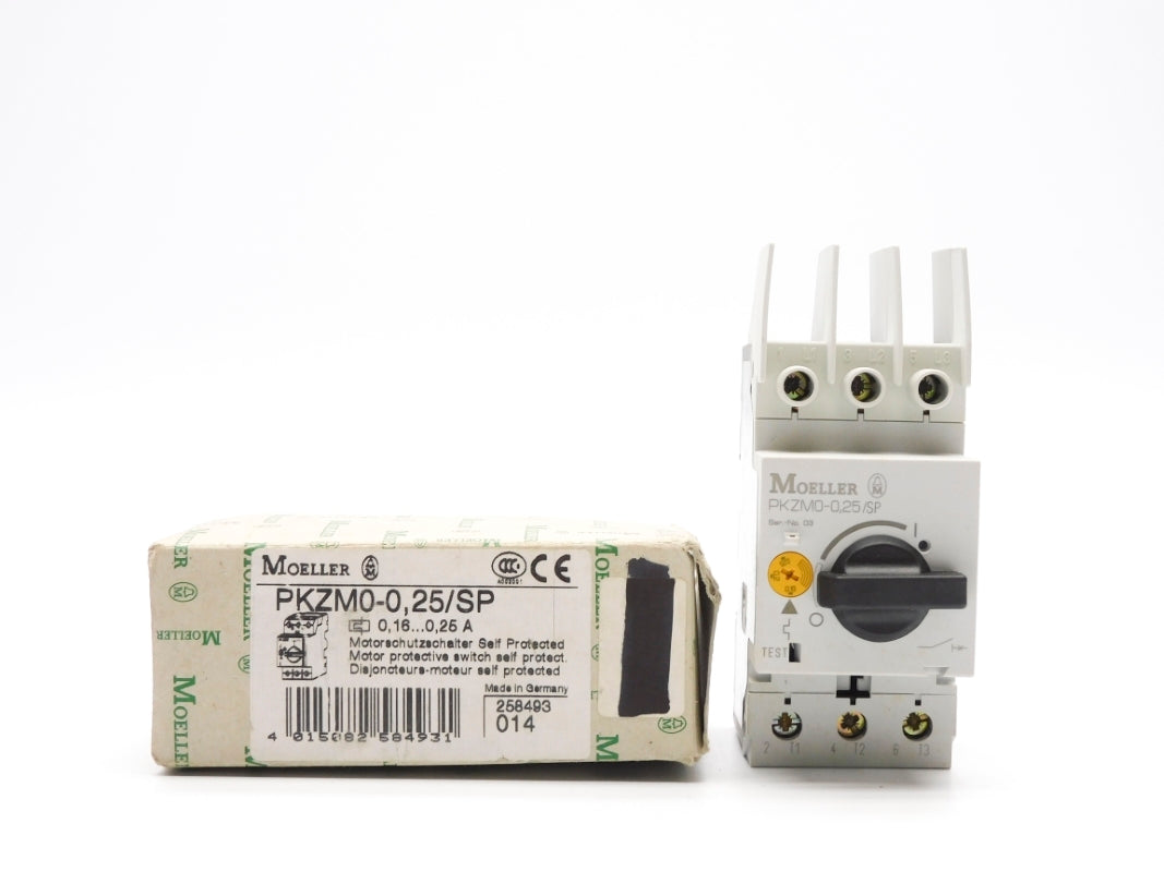 KLOCKNER MOELLER PKZM0-0.25/SP 0.16-0.25A NSMP