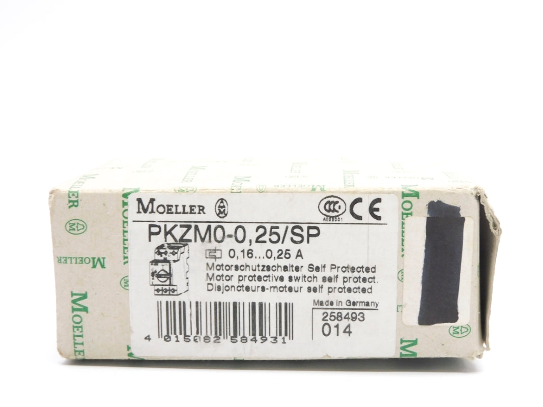 KLOCKNER MOELLER PKZM0-0.25/SP 0.16-0.25A NSMP