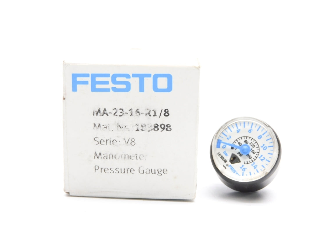 FESTO MA-23-16-R1/8 183898 SER. V8 NSMP