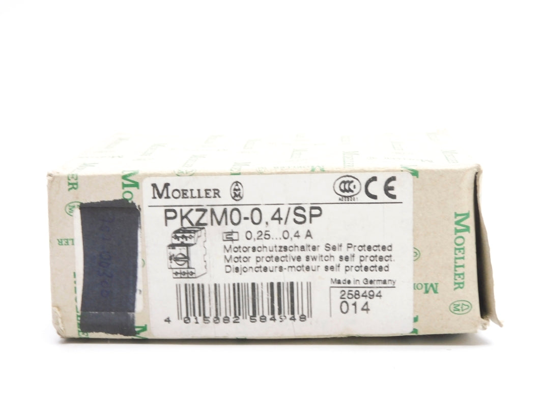 KLOCKNER MOELLER PKZM0-0.4/SP 0.25-0.4A NSMP