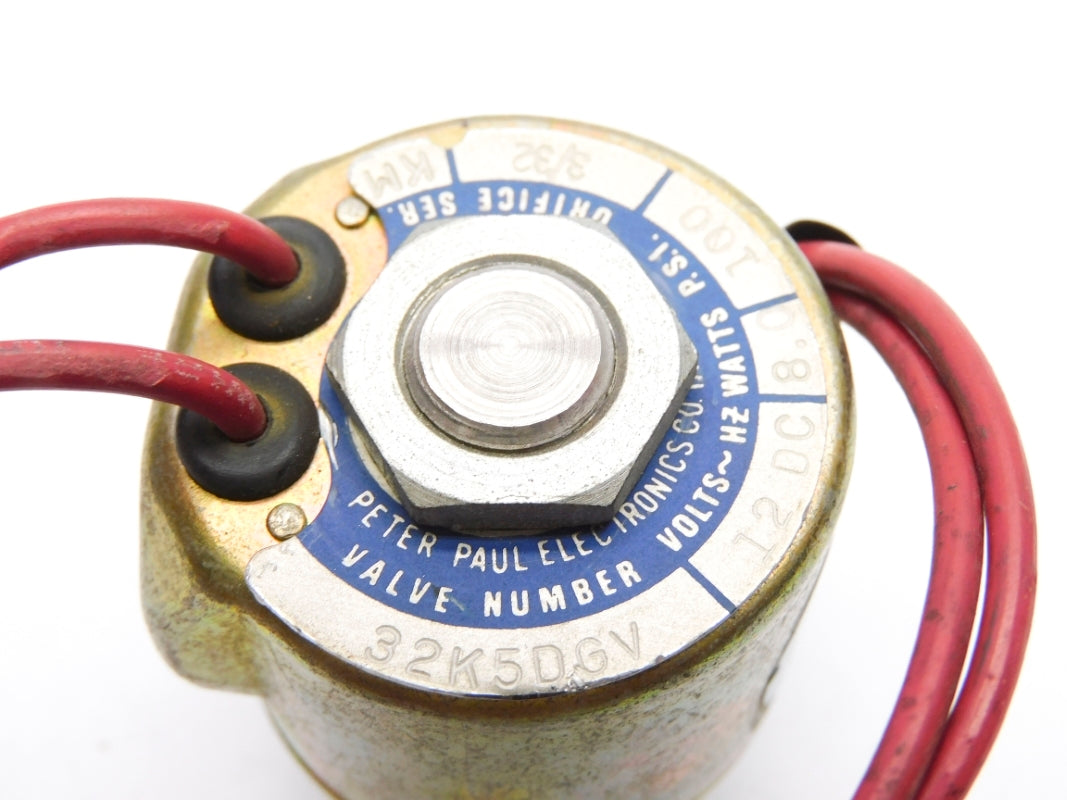 PETER PAUL ELECTRONICS 32K5DGV 12VDC 100PSI UNMP