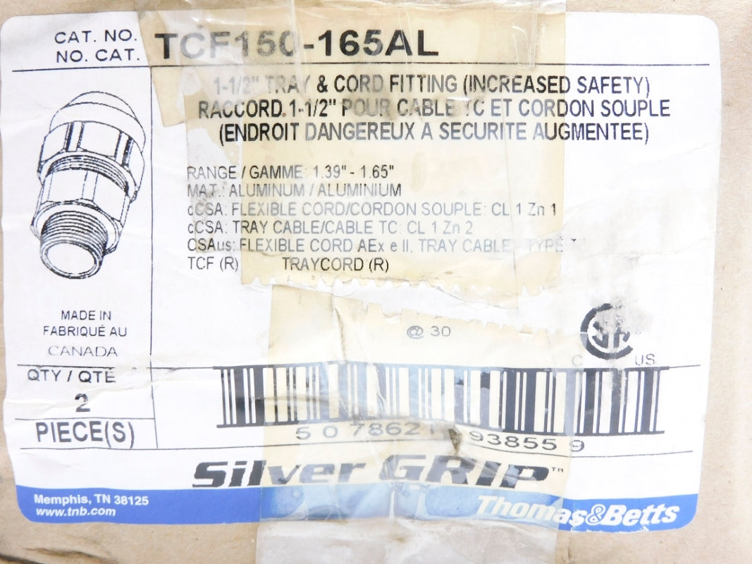 THOMAS&BETTS TCF150-165AL (PKG OF 2) NSMP