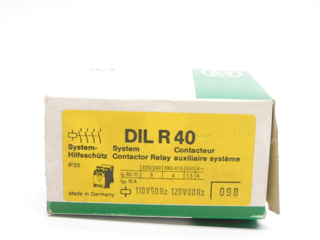 KLOCKNER MOELLER DILR40 110/120V NSMP