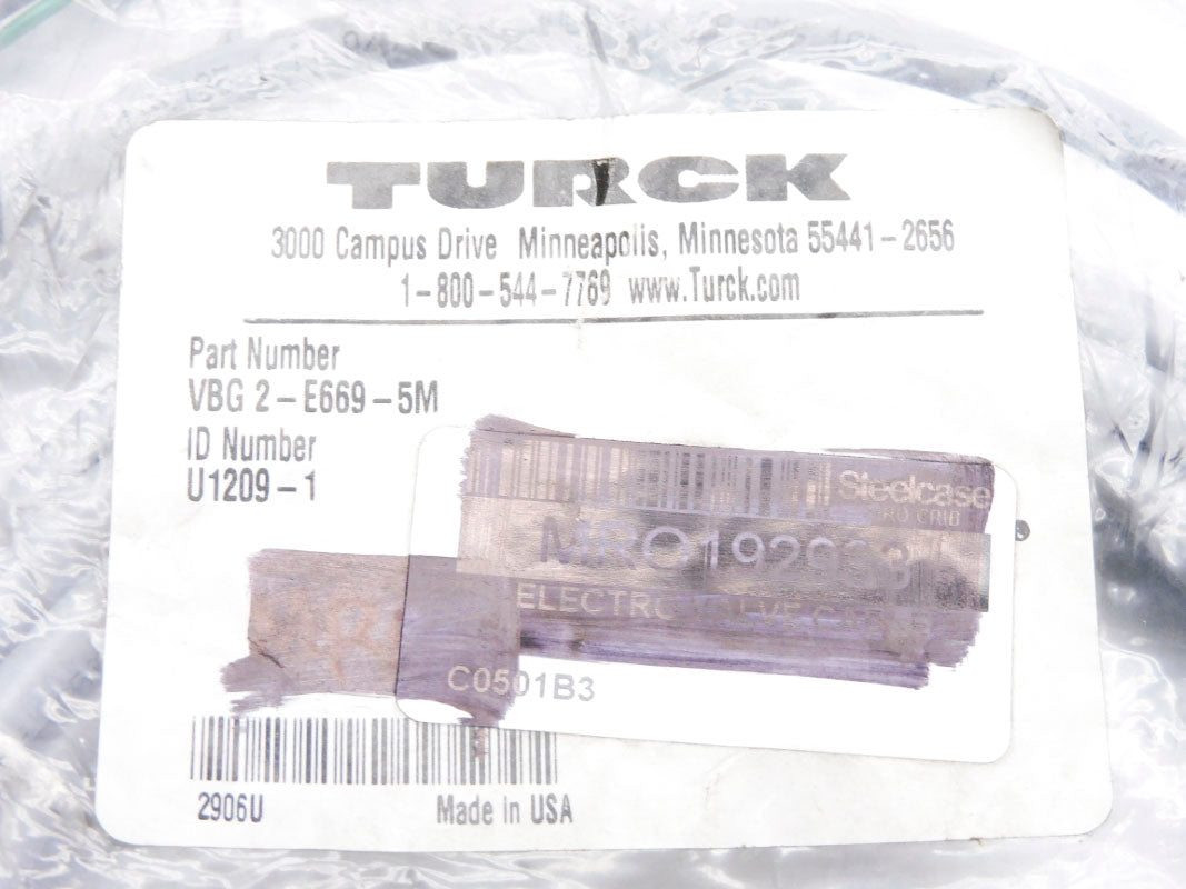 TURCK VBG2-E669-5M U1209-1 NSMP