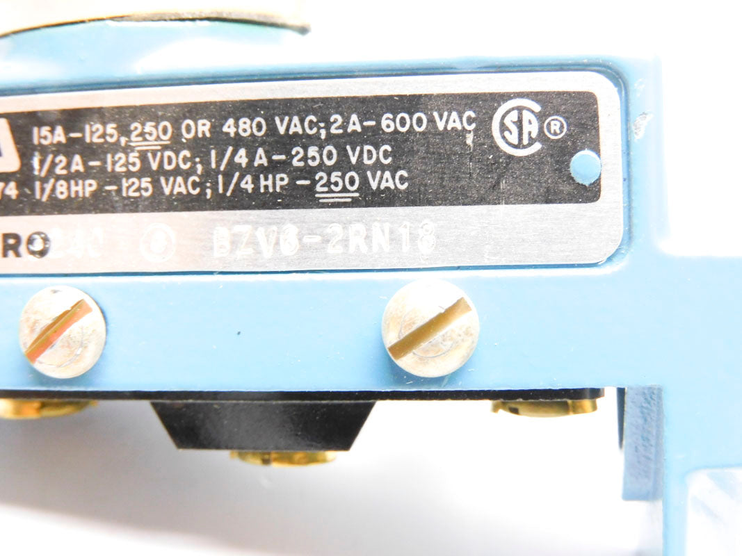 MICROSWITCH BZV6-2RN18 NSMP