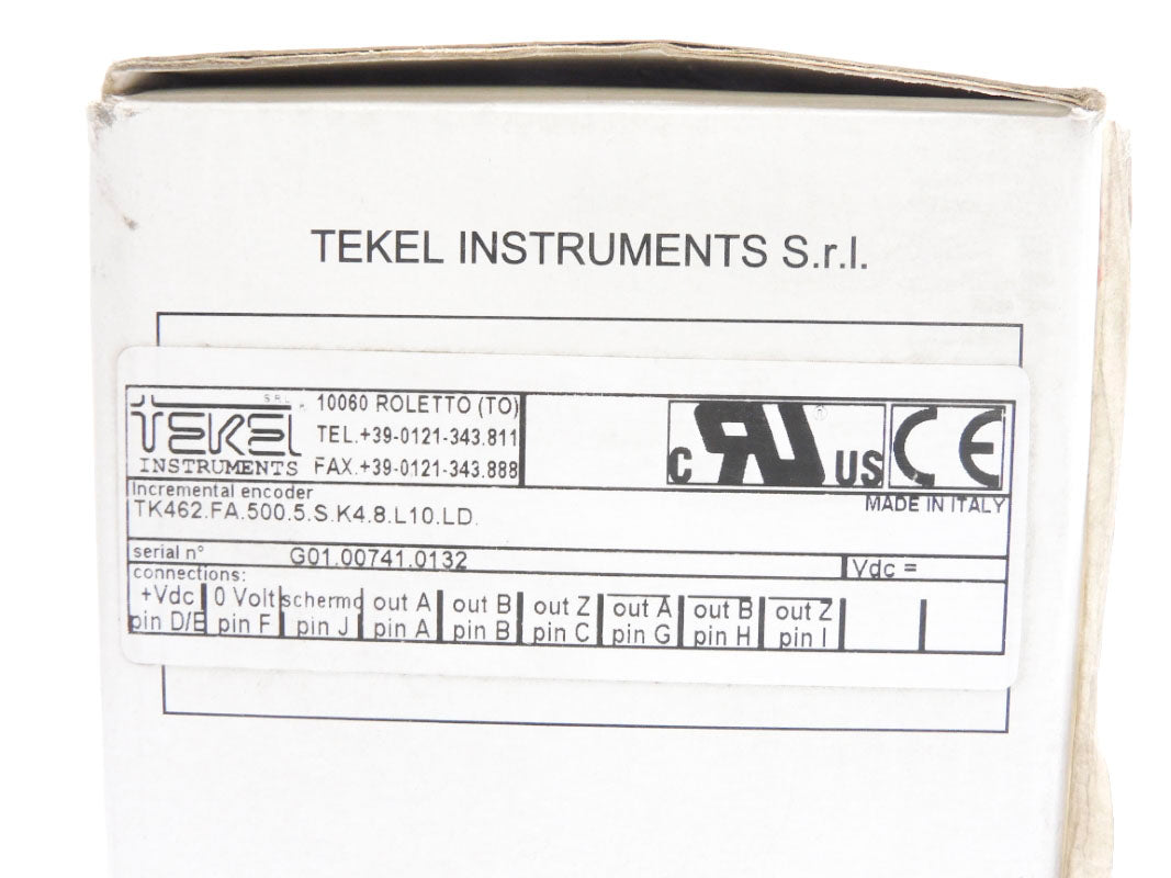 TEKEL INSTRUMENTS TK462.FA.500.5.S.K4.8.L10.LD NSMP