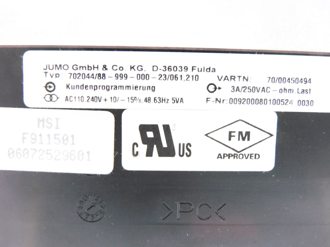JUMO 702044/88-999-000-23/061.210 NSMP