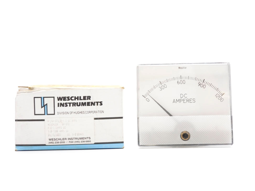 WESCHLER INSTRUMENTS W1/GX-372/0-1.2 0-1200ADC NSMP