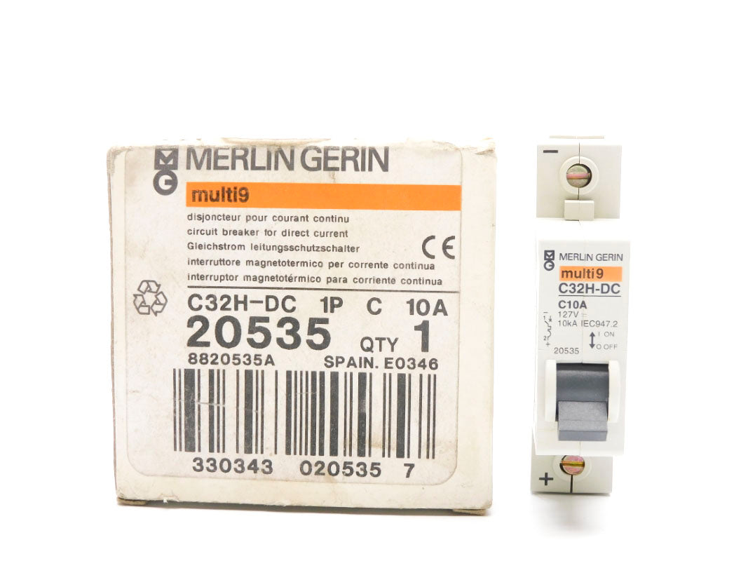 MERLIN GERIN 20535 C32H-DC 10A 127V NSMP