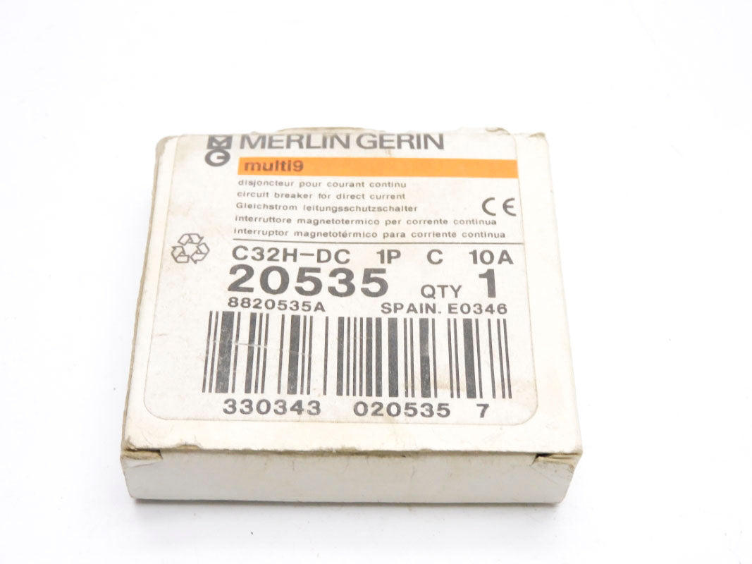 MERLIN GERIN 20535 C32H-DC 10A 127V NSMP