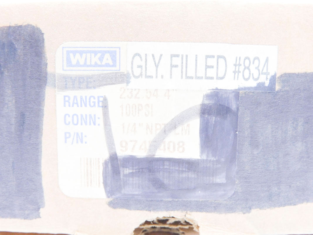 WIKA 9745408 100PSI NSMP