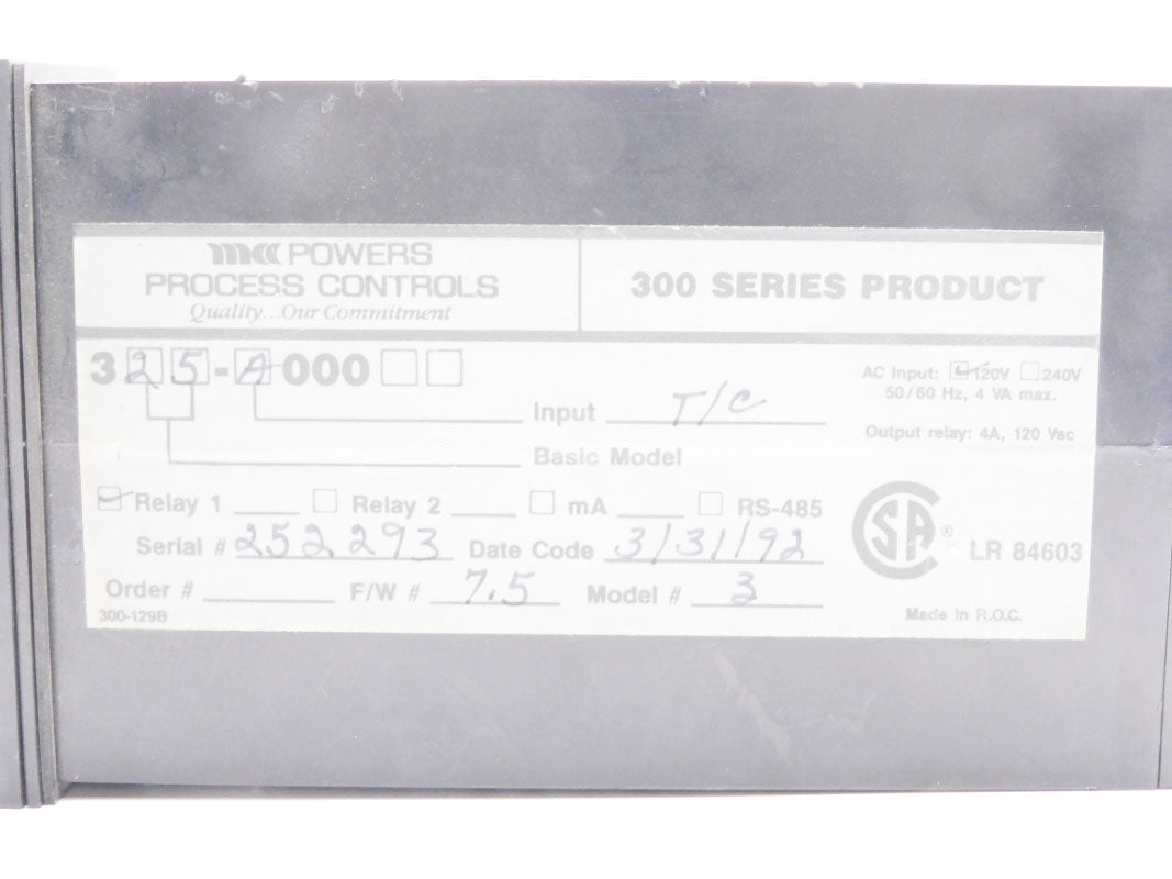 POWERS 325-A000 UNMP