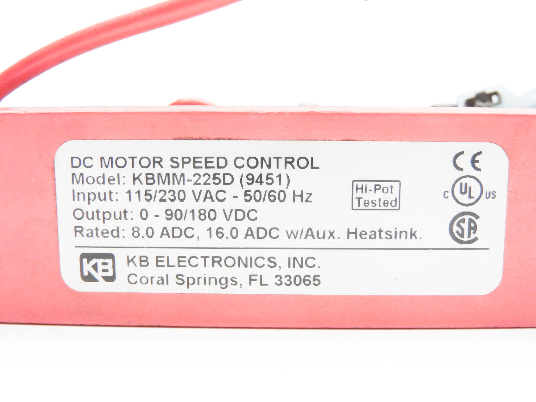 KB ELECTRONICS KBMM-225D (9451) UNMP