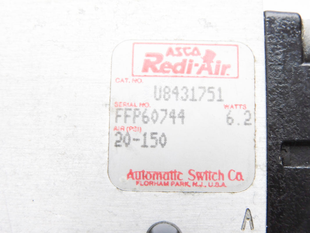 ASCO U8431751 20-150PSI UNMP