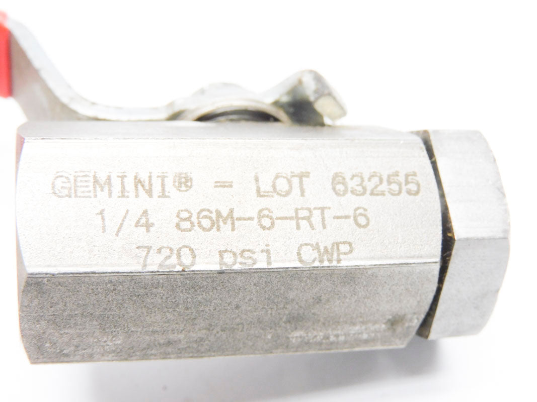 GEMINI 86M-6-RT-6 720PSI 1/4" UNMP