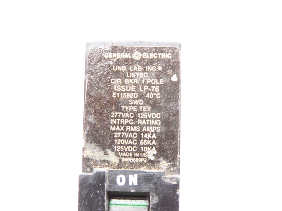 GENERAL ELECTRIC TEY120 20A 277VAC UNMP