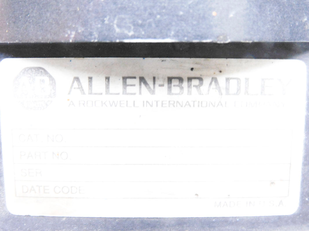 ALLEN BRADLEY 1326AB-MOD-VC-424 129721 SER. 238481 UNMP