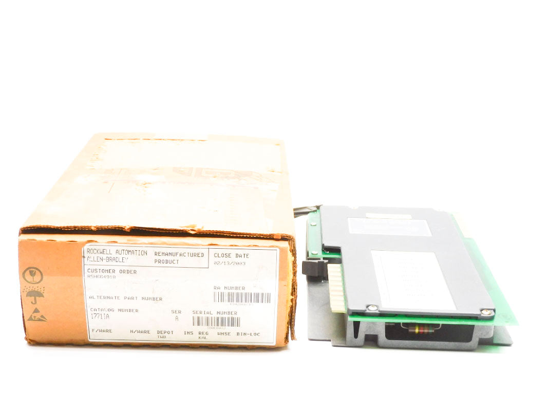 ALLEN BRADLEY 1771-IA SER. A (120V) REMAN