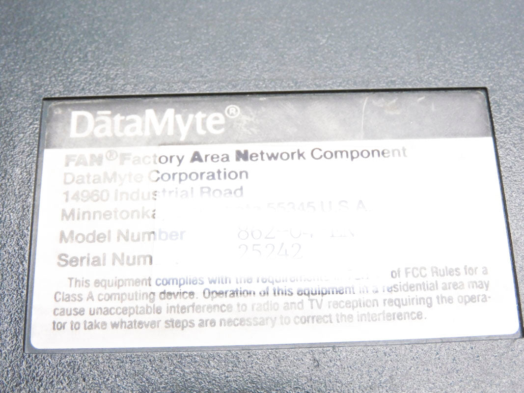 DATAMYTE 862-04-EN UNMP