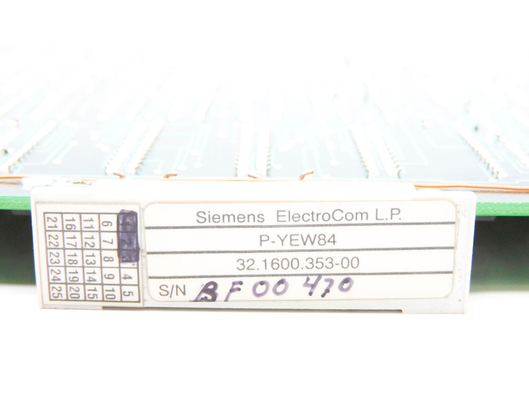 SIEMENS 32.1600.353-00 P-YEW84 UNMP