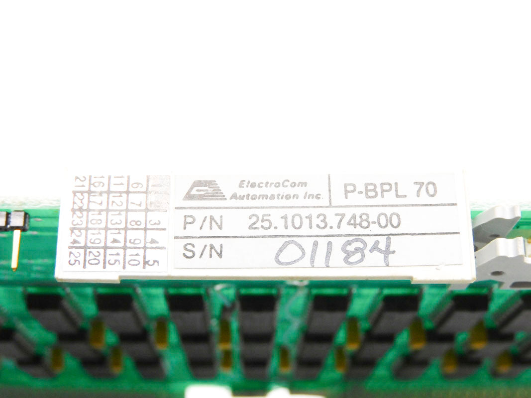 ELECTROCOM 25.1013.748-00 P-BPL70 UNMP
