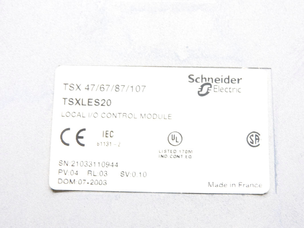 SCHNEIDER ELECTRIC TSXLES20 UNMP