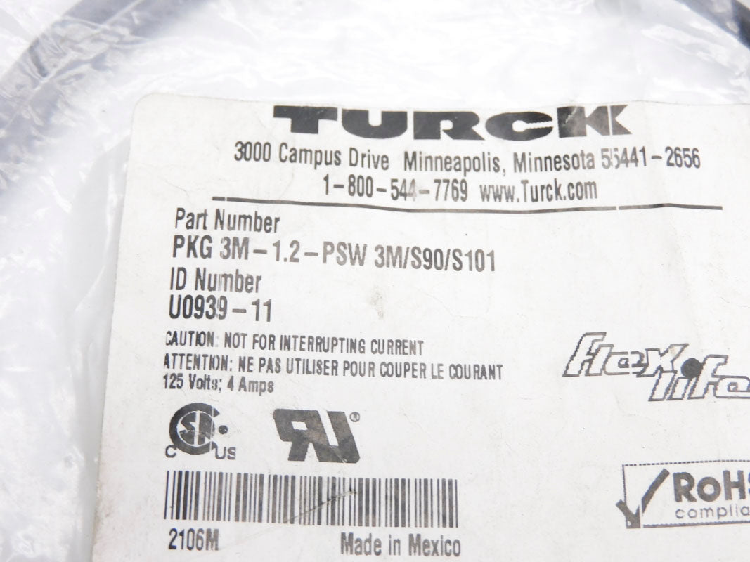 TURCK PKG3M-1.2-PSW3M/S90/S101 U0939-11 NSMP