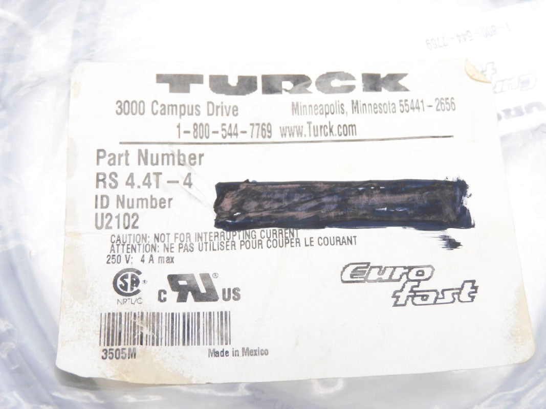 TURCK RS4.4T-4 U2102 NSMP