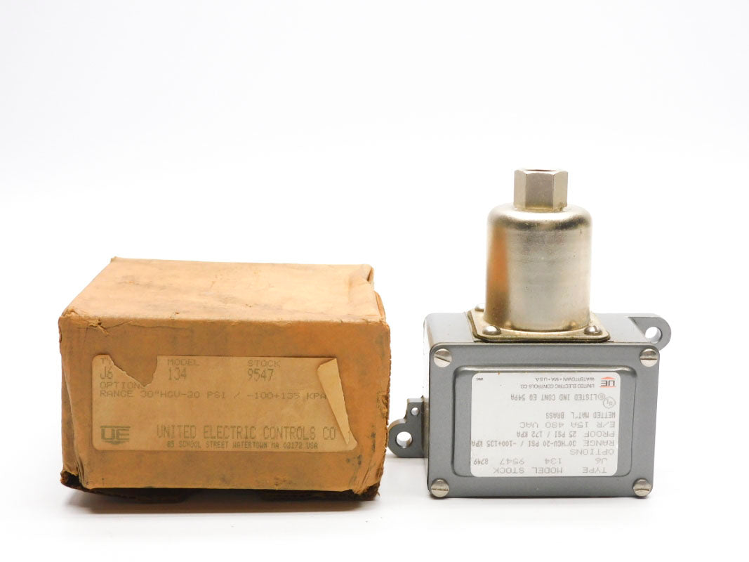 UNITED ELECTRIC J6-134-9547 480VAC 15A 30"HGV-20PSI NSMP