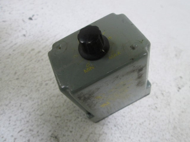 SQUARE D 0.1-10SEC SOLID STATE TIMING RELAY 8501 JCK-21 *USED*
