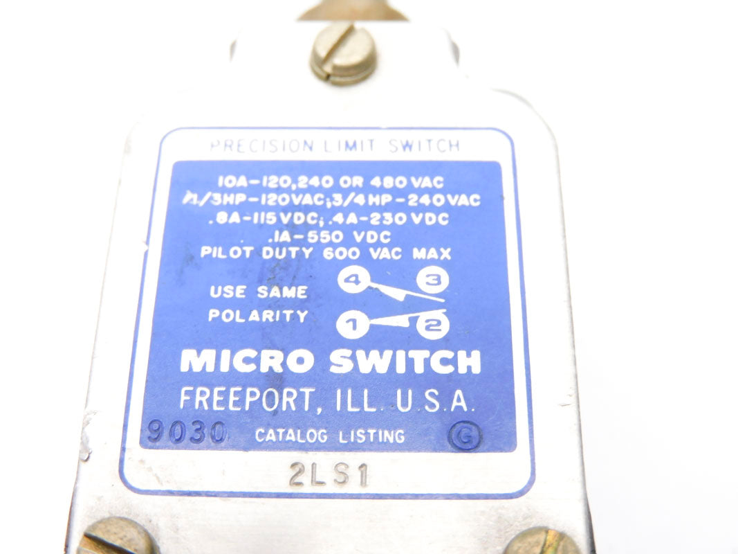 MICRO SWITCH 2LS1 600VAC 10A (GREY) NSNP