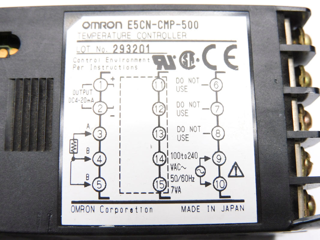 OMRON E5CN-CMP-500 UNMP