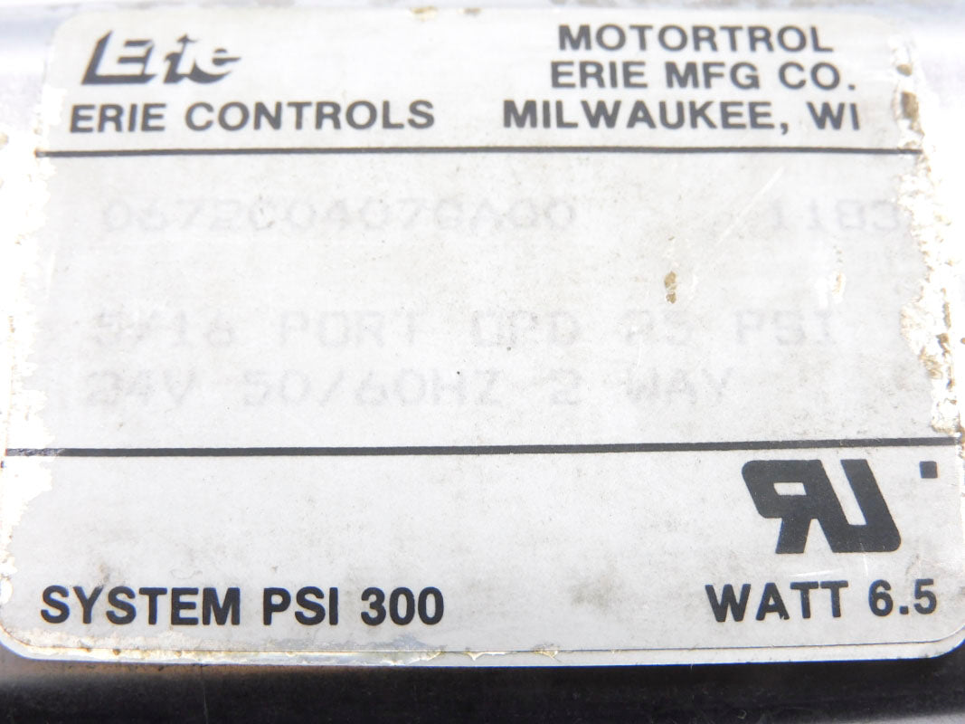 ERIE 0672C04070A00 24V 25PSI UNMP