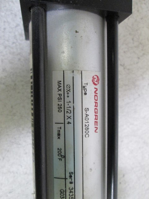 NORGREN S-A01280C PNEUMATIC CYLINDER *NEW NO BOX*