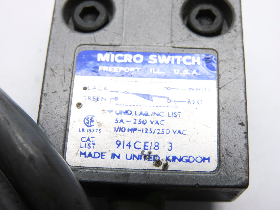 MICRO SWITCH 914CE18-3 NSNP