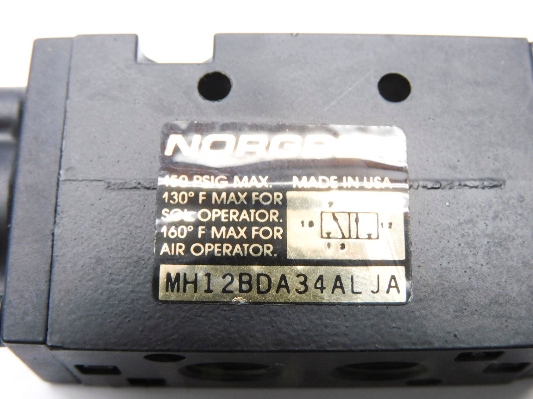 NORGREN MH12BDA34ALJA 110/120V 150PSIG NSNP