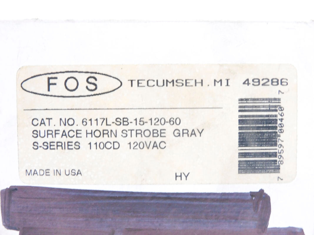 FOS 6117L-SB-15-120-60 NSMP