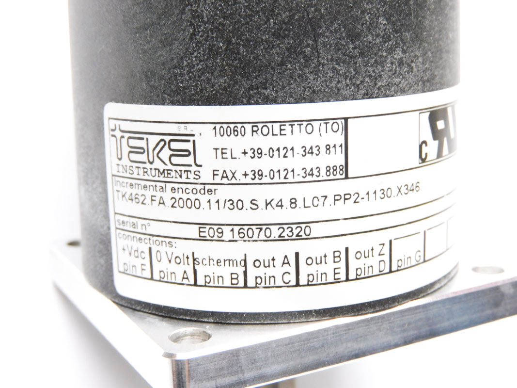TEKEL INSTRUMENTS TK462.FA.2000.11/30.S.K4.8.L07.PP2-1130.X346 NSNP