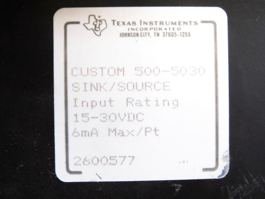 TEXAS INSTRUMENTS 500-5030 15-30VDC UNMP