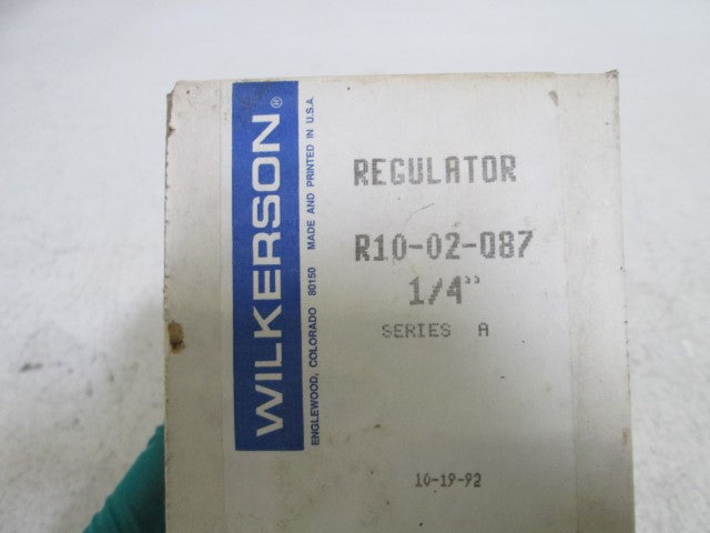WILKERSON 1/4" REGULATOR R10-02-Q87 *NEW IN BOX*