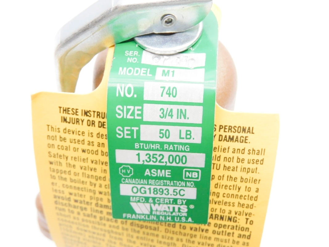 WATTS 0382328 740050 3/4" NSMP