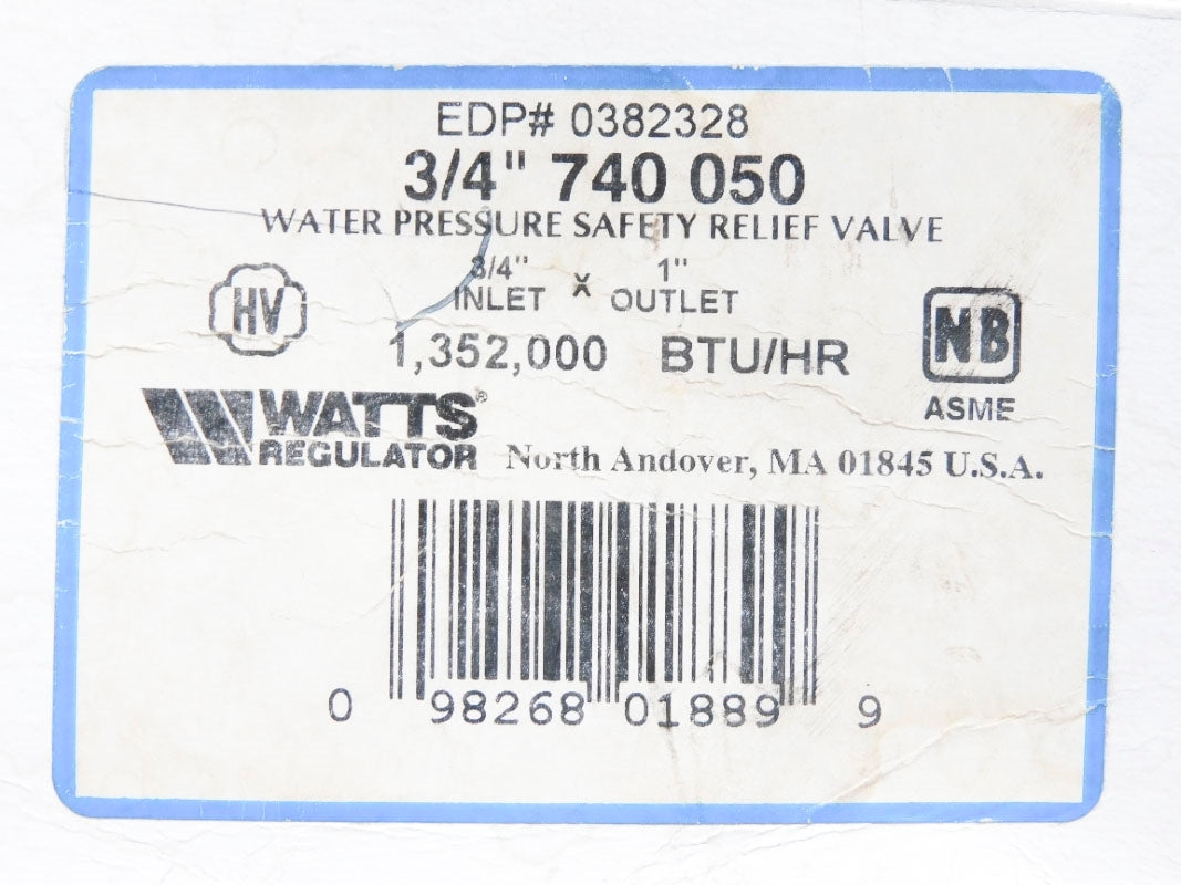 WATTS 0382328 740050 3/4" NSMP