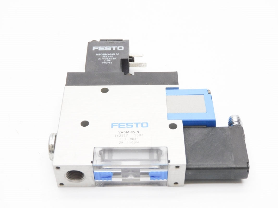 FESTO VADM-95-N 162517 SER. S502 20.4-26.4VDC NSMP