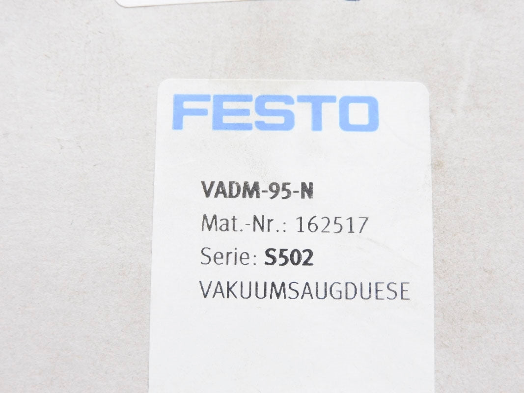FESTO VADM-95-N 162517 SER. S502 20.4-26.4VDC NSMP